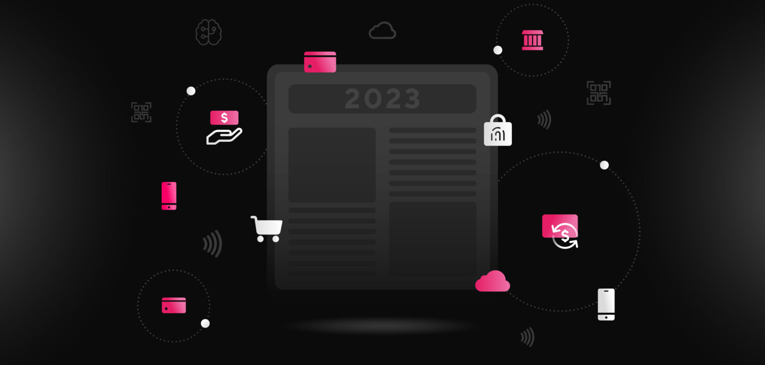Ilustración de noticias destacadas del mercado fintech en el 2023